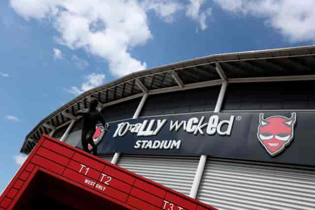 Corporate boxes at Totally Wicked Stadium, ideal for stadium event hospitality and activations.