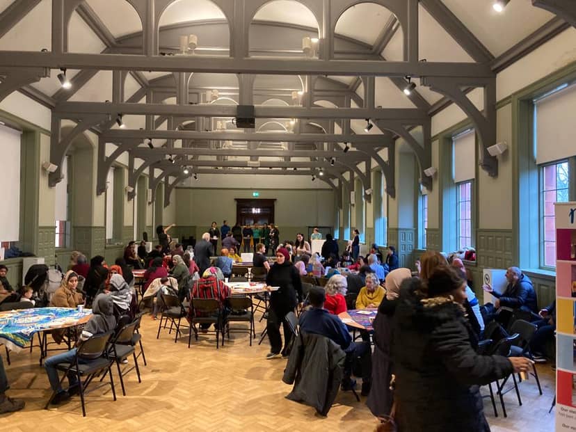 Grand Hall at The Whitworth: historic venue for casual networking and community events.