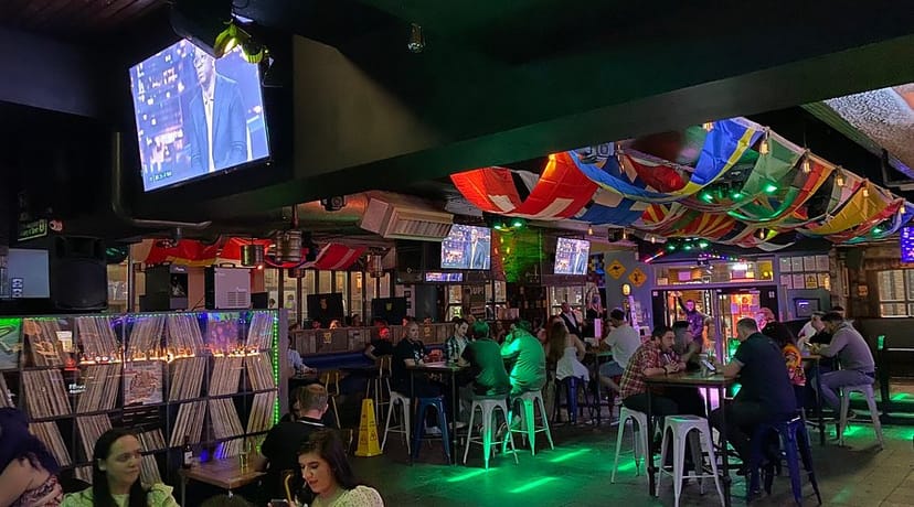 Walkabout Manchester Printworks bar for corporate networking and team-building events.