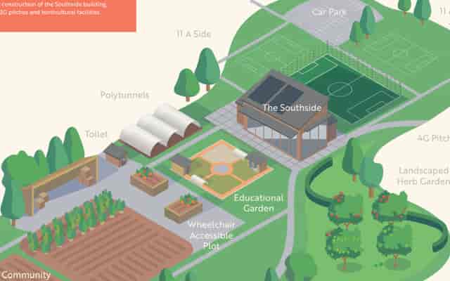 3G football facility in Herefordshire with outdoor sports pitch for community events and meetings.