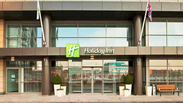 Holiday Inn Manchester MediaCityUK exterior for corporate meetings and business conferences.