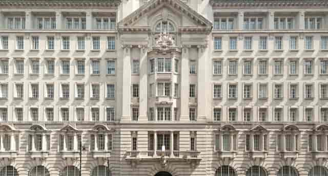 Historic St James meeting room exterior, ideal for prestige board meetings and corporate gala events.