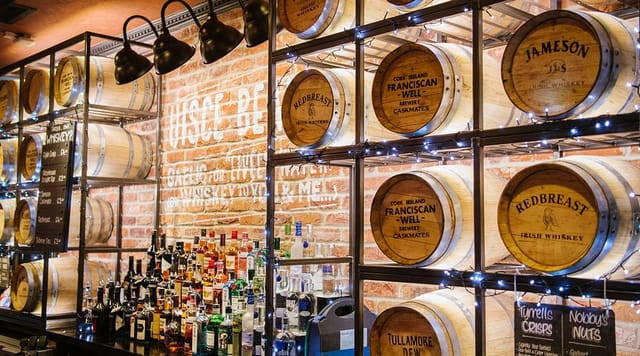 O'Neill's Printworks Main Bar: industrial-chic corporate reception and networking event space.