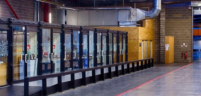Green Screen Studios industrial venue for small-group sessions and creative event space.