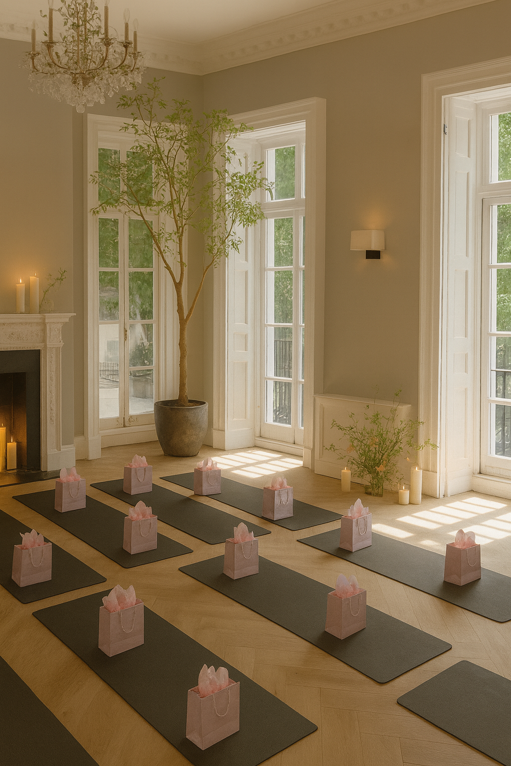 Wellness session at 16 Curzon: boutique corporate retreat and incentive event space. - Banner