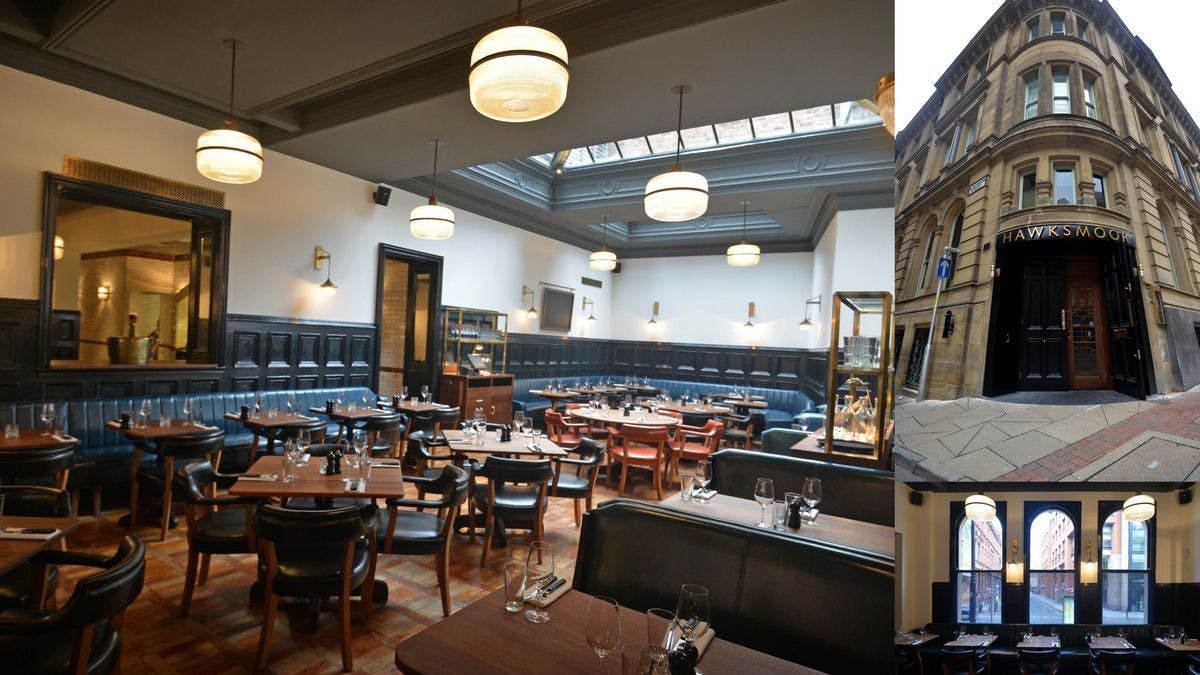 inside Hawksmoor Restaurant ...