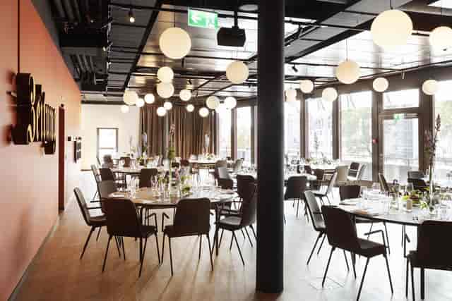 Offset at JED Events, industrial-chic venue for social gatherings and corporate dinners.