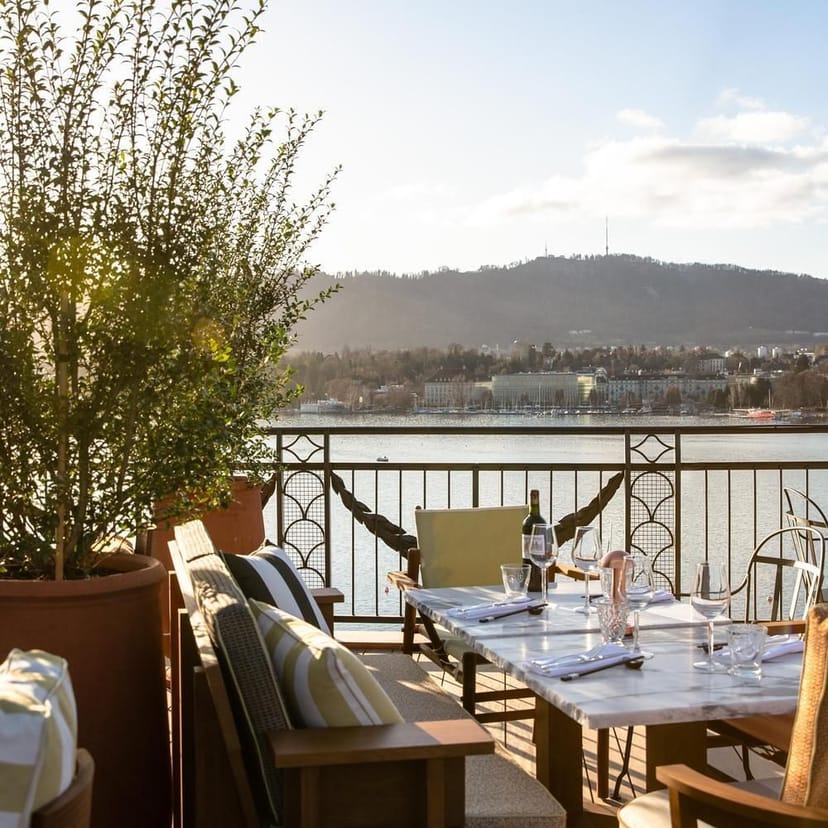 La Muña outdoor venue with waterfront views for luxury networking and VIP events.