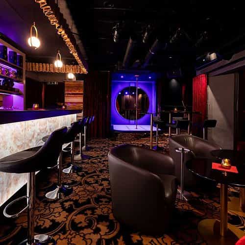 Kir Royal dance hall with stage, perfect for VIP receptions and experiential events.