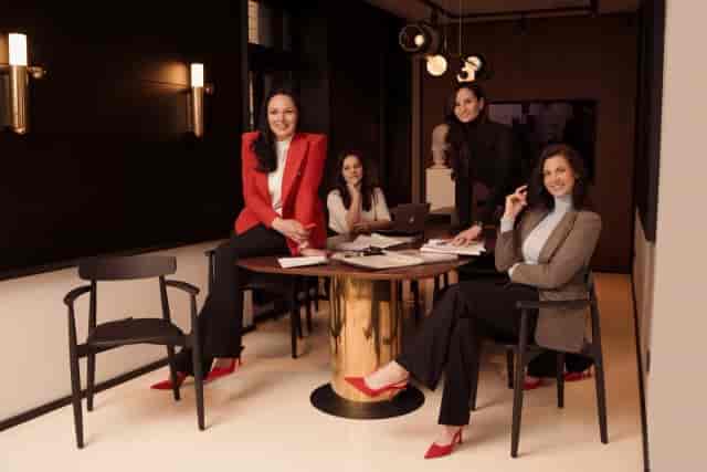 Luxury boardroom at A22 Hotel for executive strategy meetings and corporate consultations.