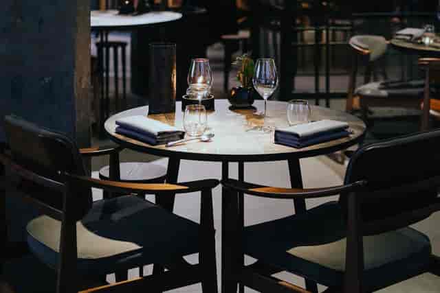 Max Cekot Kitchen interior, elegant dining setup for VIP corporate event and exclusive client dinner.