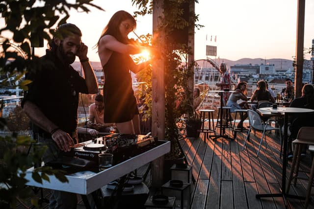 Rooftop restaurant