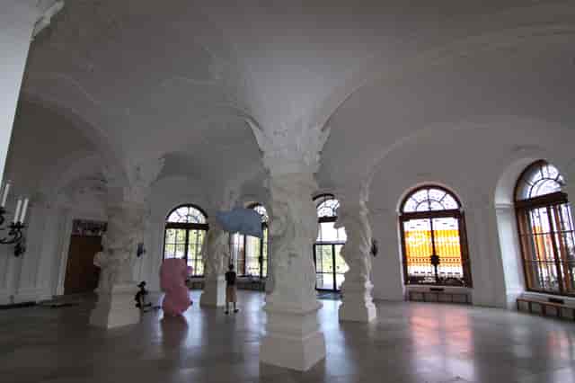 Sala Terrena at Belvedere: historic vaulted venue for gala or cocktail reception events.