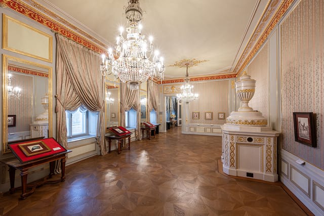 Opulent Albertina Museum State Rooms, historic VIP reception venue and private dinner space.