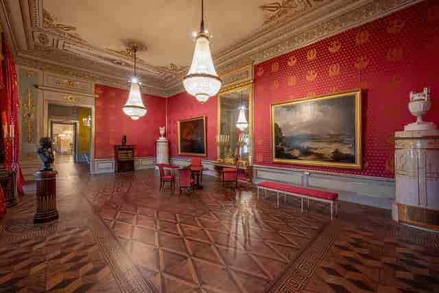 Ornate State Rooms at ALBERTINA Museum Vienna: historic venue for VIP receptions and private tours.