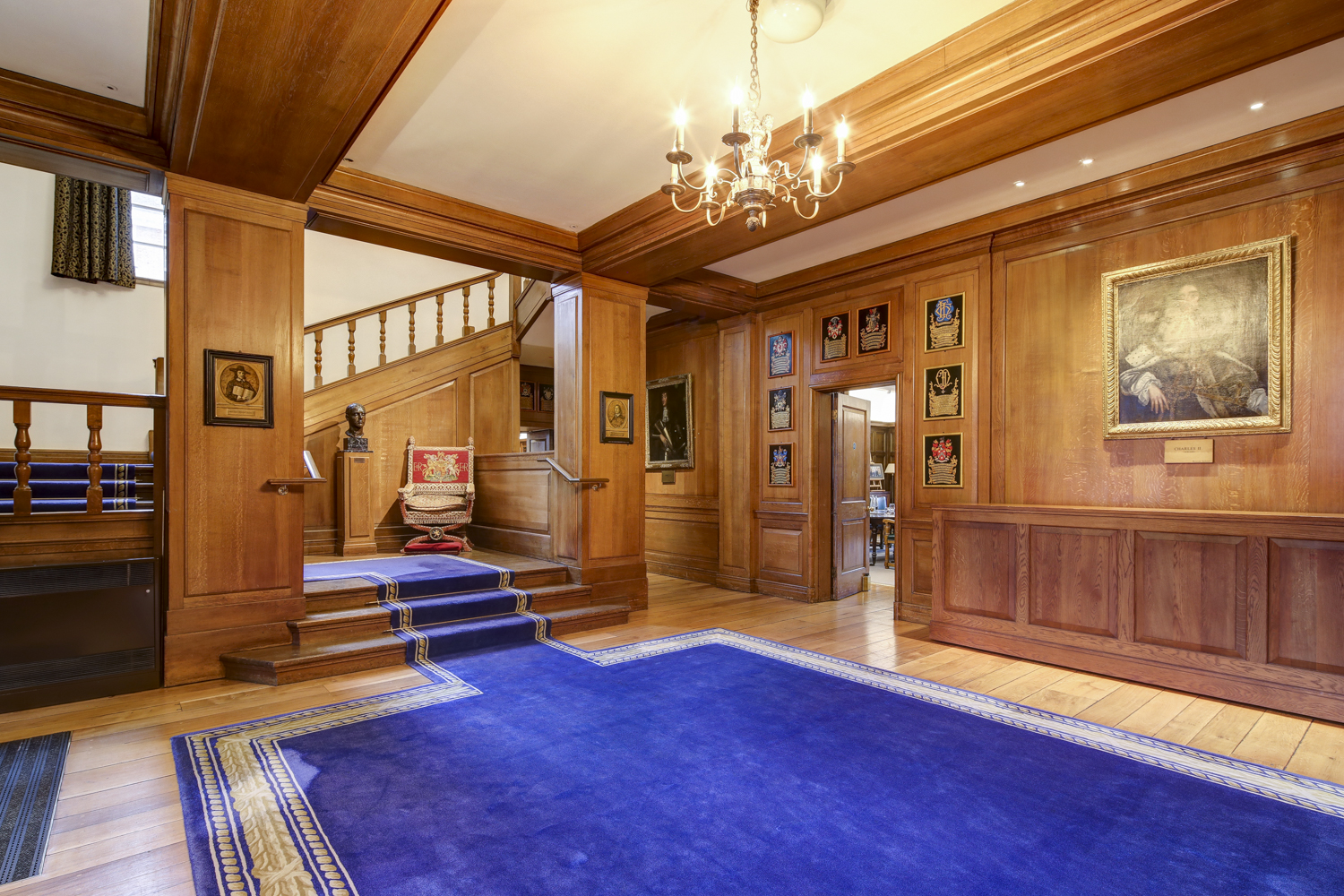 Gray's Inn wedding, wood panel reception, grand staircase, corporate event - Banner