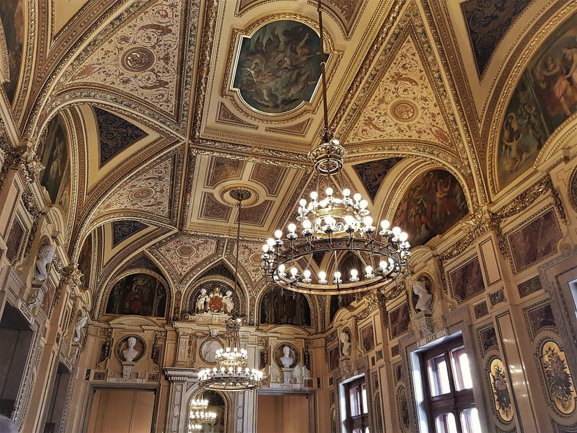Schwindfoyer at Vienna State Opera: historic ornate venue for gala events and corporate functions.