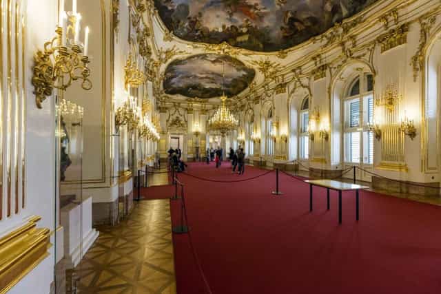 Zeremoniensaal at Schönbrunn Palace: historic ballroom venue for luxury gala and corporate events.