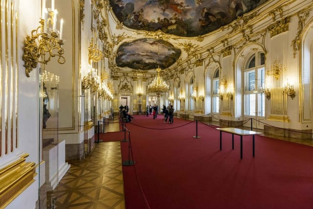 Zeremoniensaal at Schönbrunn Palace: historic ballroom venue for luxury gala and corporate events.