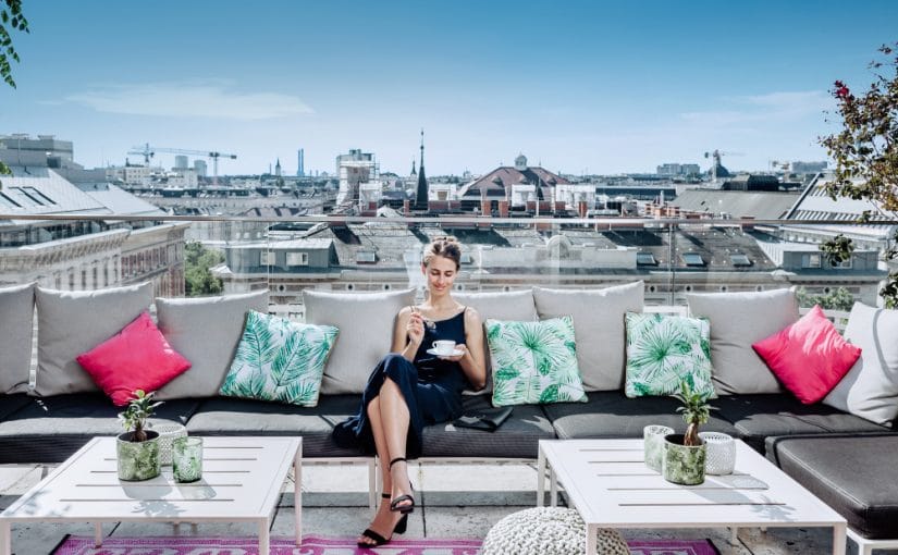 Grand Ferdinand rooftop restaurant for VIP corporate hospitality and networking events.