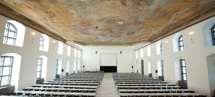 Jesuitensaal event venue with historic architecture for plenary sessions and corporate conferences.