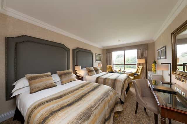 Upscale twin guest room at Radisson Blu St. Helen’s Dublin for corporate events and conferences.