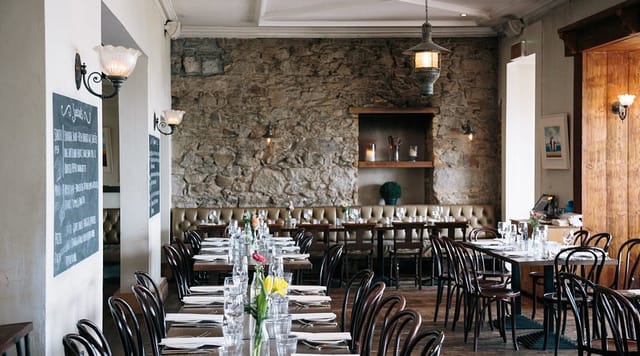 Haddington House restaurant: rustic private dining room for corporate events and networking.