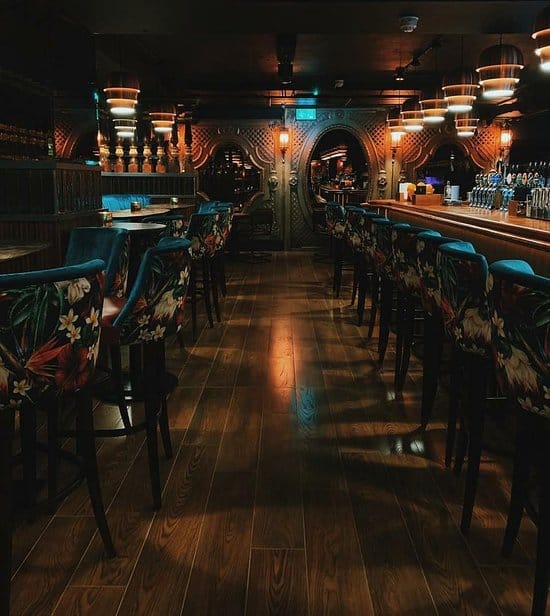 Bartley's Lounge with thematic furniture for VIP networking and corporate reception events.