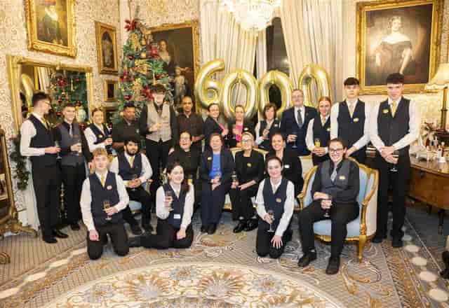 Corporate appreciation event at Cabra Castle with professional staff in historic luxury venue.