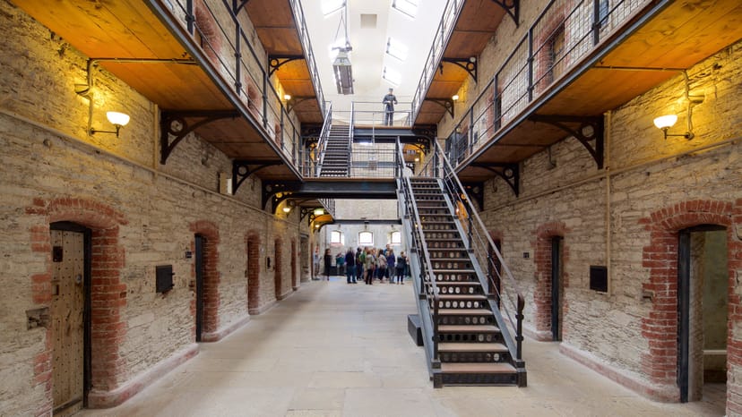 Industrial-chic Cork City Gaol event venue for brand activations and networking.