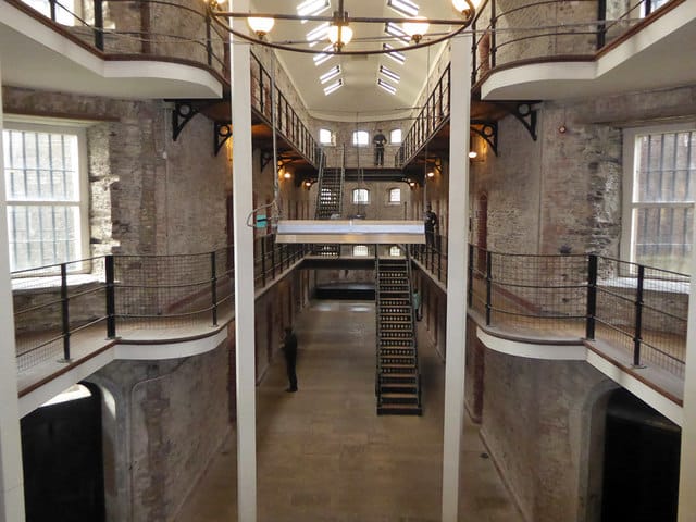 West Wing at Cork City Gaol: historic industrial architecture, ideal for unique event venue hire.