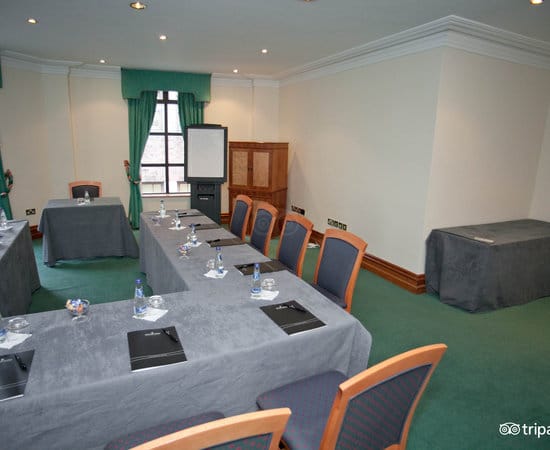 U-shape boardroom at Hotel Riu Plaza Dublin, perfect for corporate meetings and team workshops.