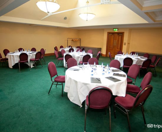 Cabaret-style conference room at Hotel Riu Plaza The Gresham Dublin for corporate events or meetings.