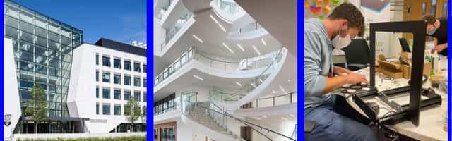 O'Brien Centre for Science UCD: sleek corporate summit venue with spacious networking foyers.