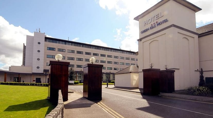 Green Isle Hotel exterior, multi-story venue for corporate meetings and event hire.