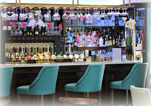 Bar stocked in Hangar 6 - Picture of ...
