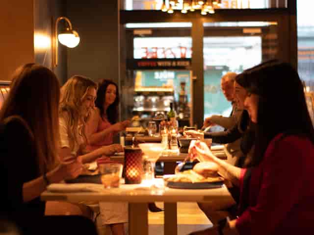 Hyatt Centric Dublin restaurant for intimate corporate networking and social dinners.