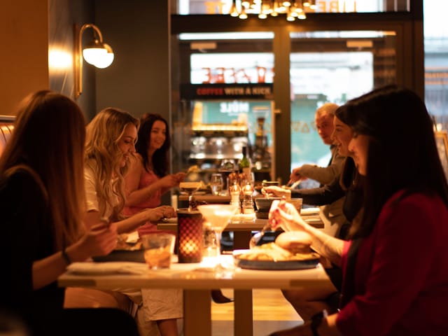 Hyatt Centric Dublin restaurant for intimate corporate networking and social dinners.