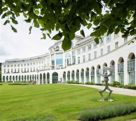 Powerscourt Hotel luxury corporate retreat venue with expansive grounds for business events.