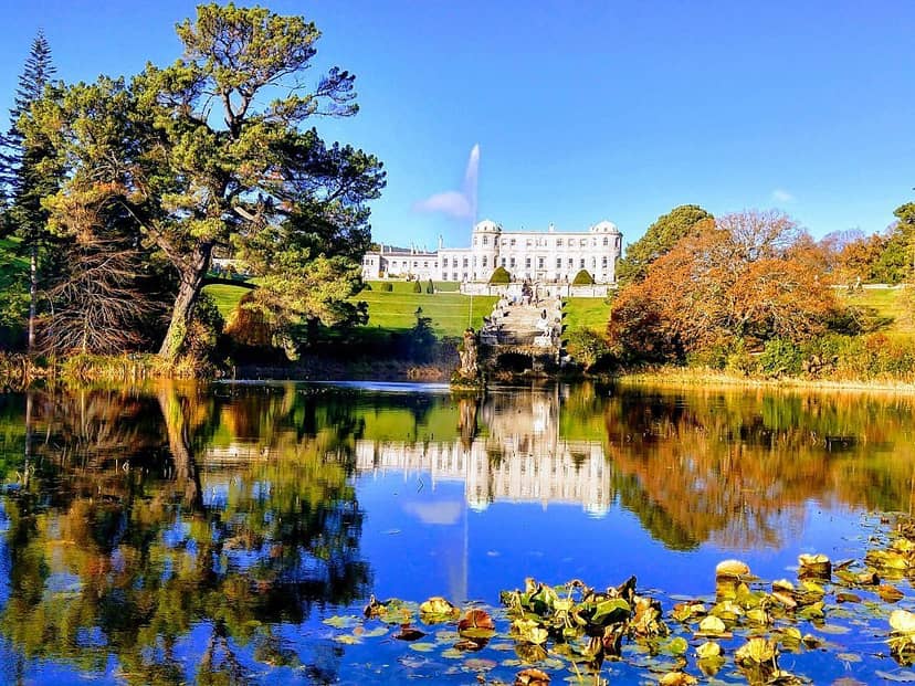 Powerscourt Gardens: luxury wedding and corporate event venue with stunning landscape views.