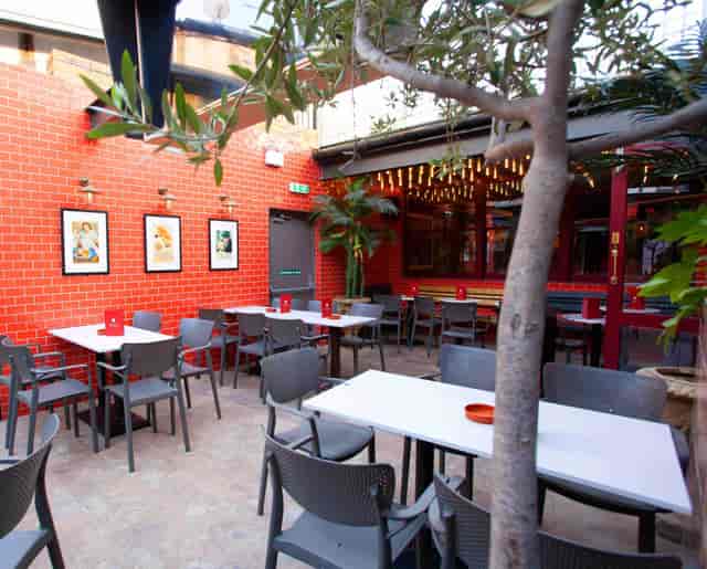 PYE Bar Dundrum penthouse outdoor breakout space for corporate networking and team social events.