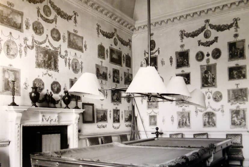 Historic Billiard Room at Castletown House, elegant venue for VIP networking and corporate events.