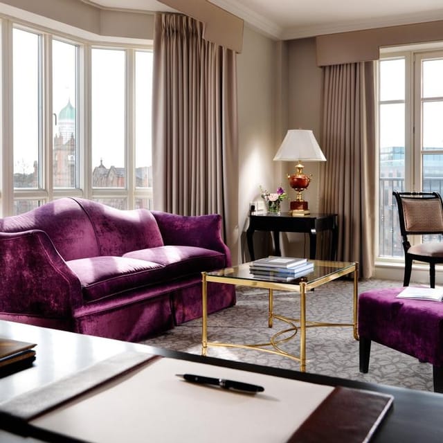 The Club Lounge boardroom with upscale seating for intimate VIP meetings and professional events.