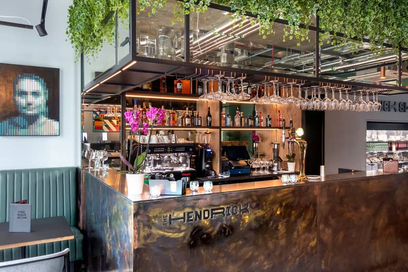 Sophisticated Arthaus Hotel cocktail bar for intimate corporate networking events.