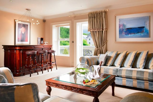 Luxury Valentia Suite at Muckross Park Hotel for executive board meetings and VIP receptions.