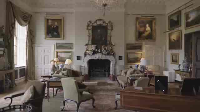 Historic Marchmont House dining room for VIP board meetings and executive networking events.