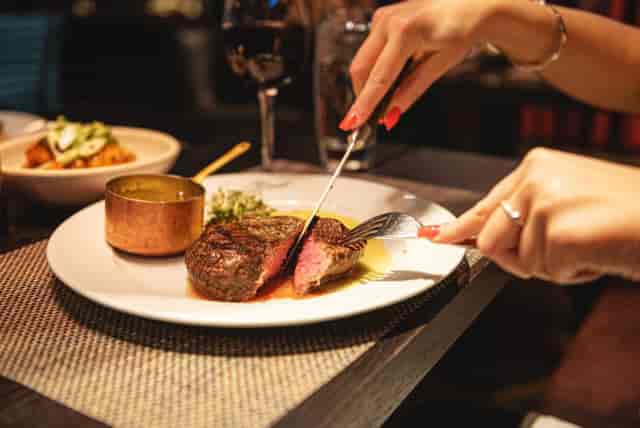 High-end plated dinner at Dakota Edinburgh for VIP hospitality and boardroom events.