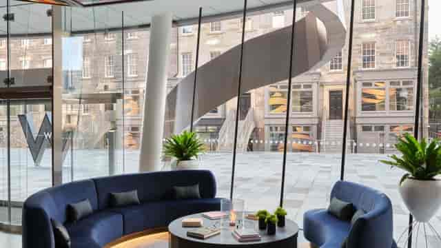 W Edinburgh contemporary lounge for high-end corporate events and VIP business networking.