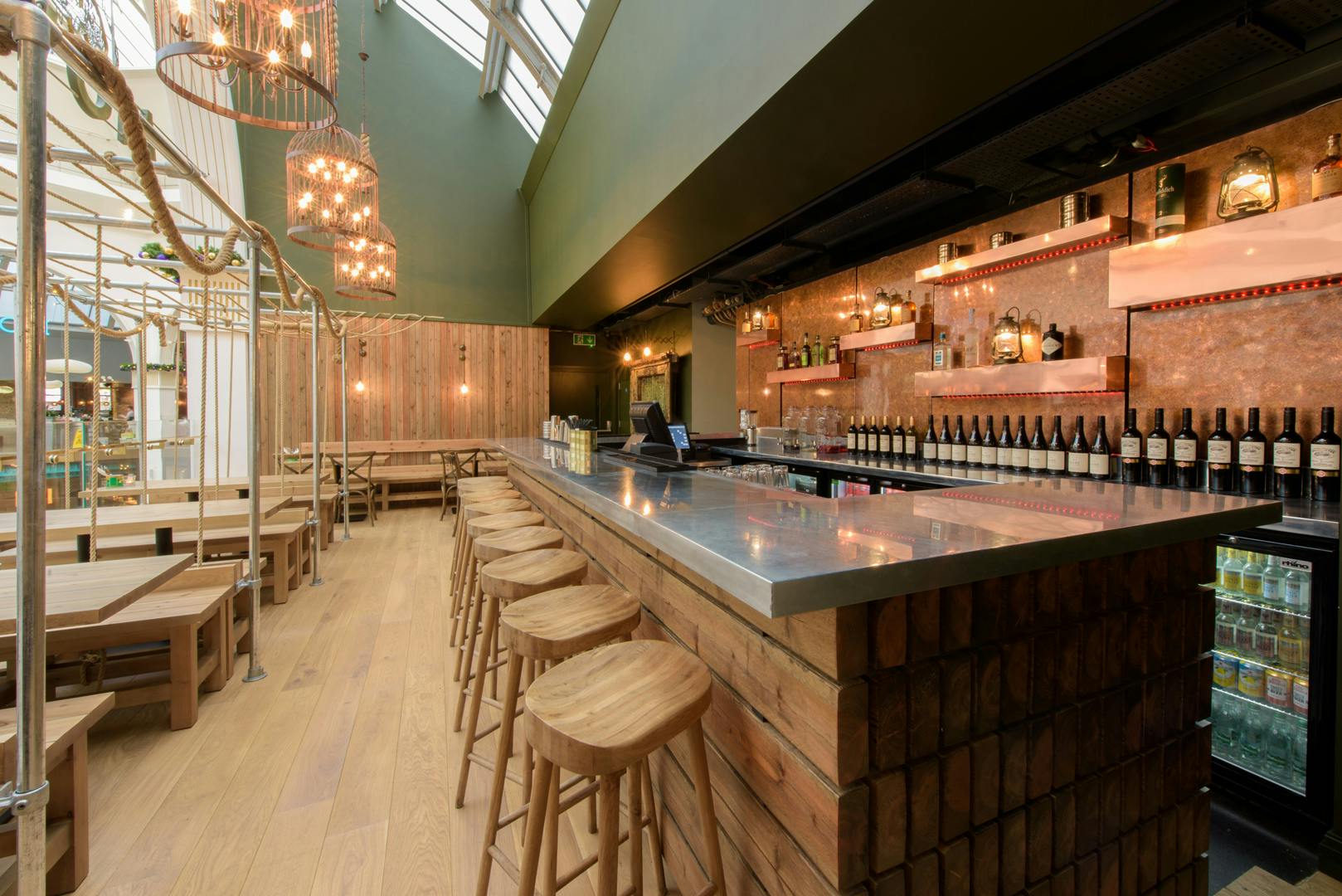 Mowgli Street Food Corn Exchange - Mowgli Street Food Corn Exchange - Mezzanine with Private Bar image 1