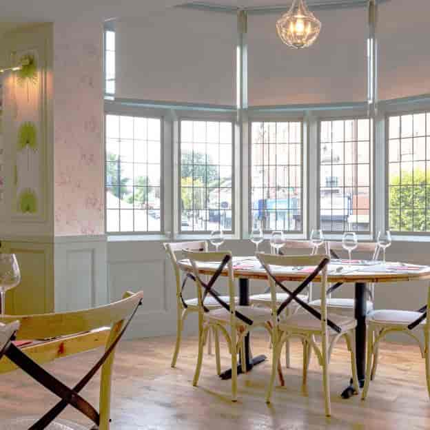 Giggling Squid Hornchurch private dining room with natural light for business meetings and events.